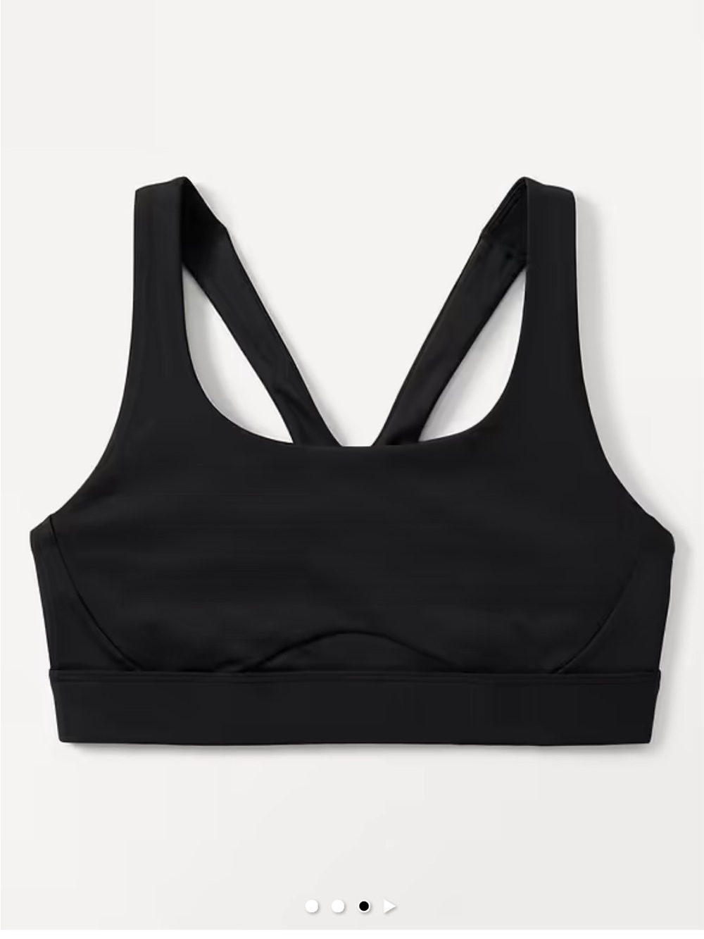 Athleta Interval Black Sports Bra